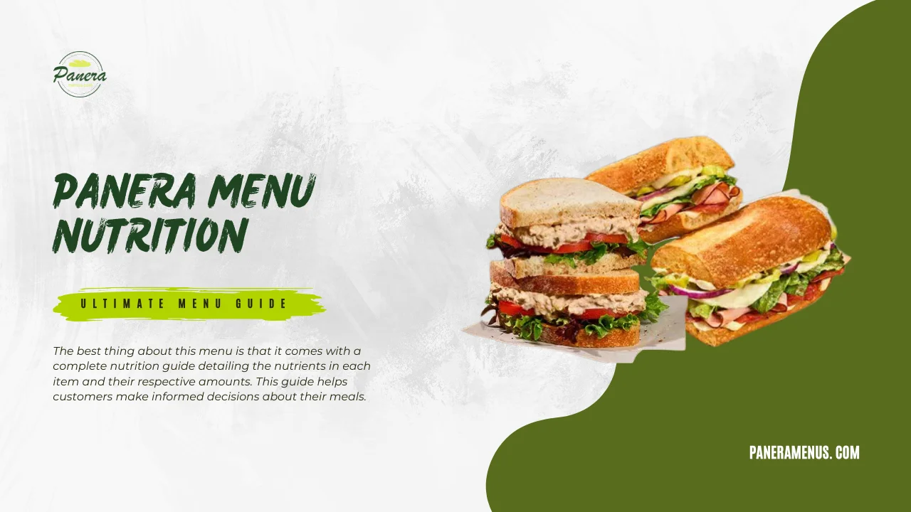 Panera Menu Nutrition & Gluten Free Menu [Updated 2026]